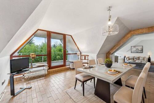 Esszimmer visualisiert - 4 Zimmer Etagenwohnung in Berlin