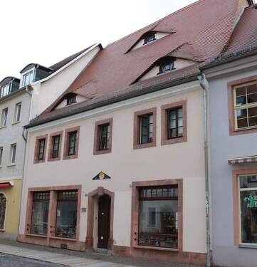 Frontansicht - Schönes und gepflegtes Wohn- und Geschäftshaus mitten in Grimma