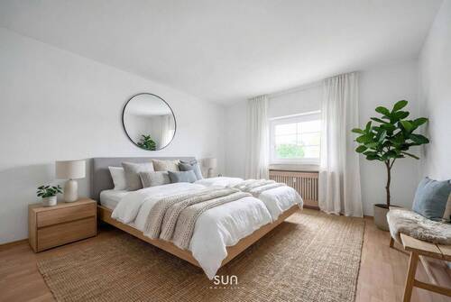 SCHLAFZIMMER (visualisiert) - 4 Zimmer Etagenwohnung in Grävenwiesbach