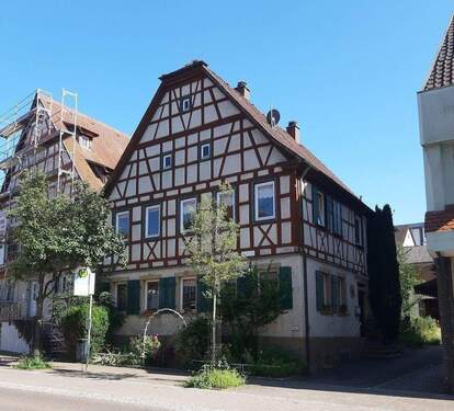 Hausansicht - 6 Zimmer Mehrfamilienhaus, Wohnhaus in Oedheim