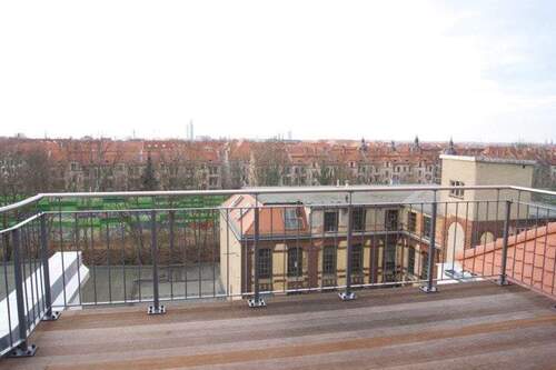 Dachterrasse - 3 Zimmer Etagenwohnung zur Miete in Leipzig