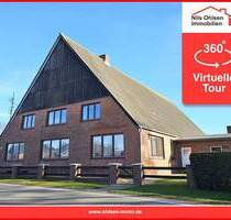 Ehemaliges Wohn- und Wirtschaftsgebäude mit Schuppen und kleiner Weide - Westermoor