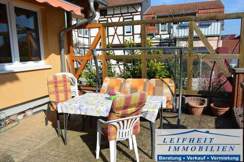 Terrasse/Hof - Gemütliches Stadthaus mit Terrasse