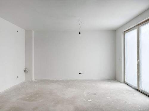 Wohnzimmer mit Kochnische - 