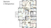 Übersicht 2. Obergeschoss - 