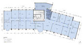 Grundriss 2.OG - Büro in Hamburg