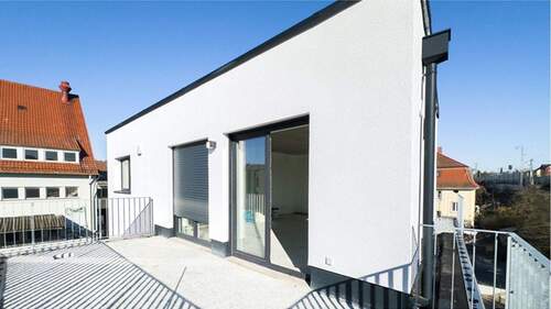Terrasse.jpg - 2 Zimmer Etagenwohnung zum Kaufen in Würzburg