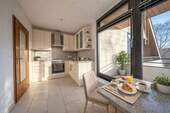 200-8754_Küche_gestaged - Etagenwohnung mit 53,10 m&sup2; in Norderstedt zum Kaufen
