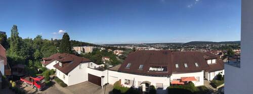 Panoramablick von der Terasse - 2 Zimmer Etagenwohnung in Pforzheim