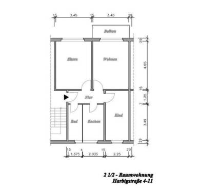 Bild 3 - 2 Zimmer Etagenwohnung in Angermünde