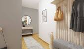 Im Eingangsbereich finden Garderobe und Schuhe ihren Platz - Ein geräumiges Familienzuhause - 379.900,00 EUR Kaufpreis, ca.  101,00 m² Wohnfläche