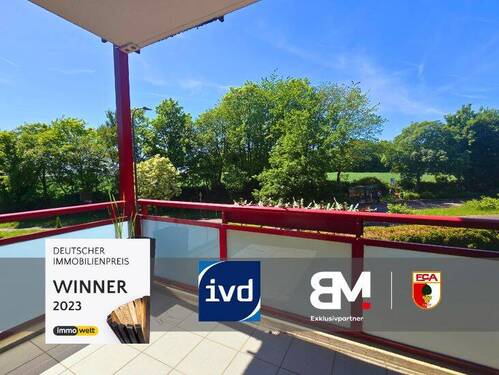 Balkon mit Blick ins Grüne - +++Entspannt wohnen mit Balkon und Ausblick+++