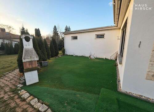 Grundstück Rückseite Grillecke - 