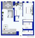 Grundriss möbiliert - 