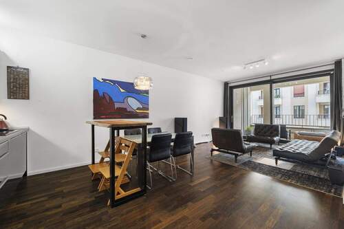 Wohnzimmer - 3 Zimmer Etagenwohnung zum Kaufen in Berlin