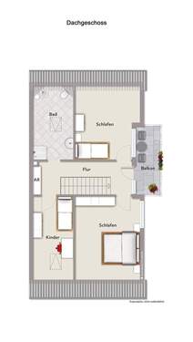 Dachgeschoss Schrift - 