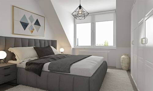 Schlafzimmer - 3-Zimmer-Wohnung mit zusätzlichem Ausbaupotenzial