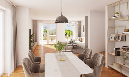 Wohnen - Doppelhaushälfte mit 128,00 m&sup2; in Mintraching zum Kaufen