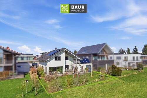 Luftaufnahme - 6 Zimmer Mehrfamilienhaus, Wohnhaus zum Kaufen in Kißlegg