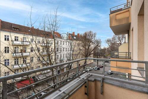 Blick vom Balkon (Wohnbereich) - 