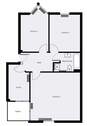 Grundriss - 3 Zimmer Etagenwohnung in Aschersleben