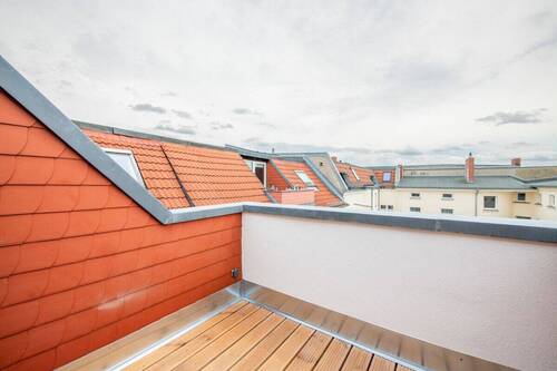 Terrasse - Etagenwohnung mit 100,20 m&sup2; in Berlin zum Kaufen