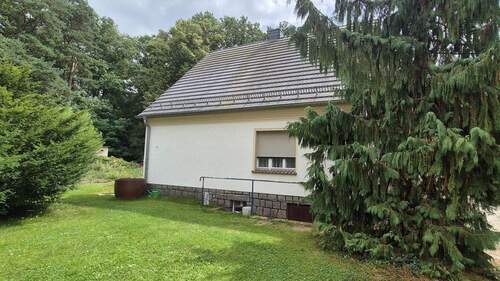 hintere Hausansicht - 4 Zimmer Einfamilienhaus in Gablenz