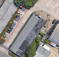 Betonierte Freifläche für ca. 16 Stellplätze - ca. 230 m² - eingezäuntes Grundstück - Leipzig Schönefeld-Abtnaundorf