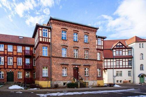 Frontansicht - Kleine Wohnung mit großem Standortvorteil -Harz-Base -Quedlinburg erleben- Stadtdomizil + Stellplatz