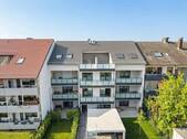 LUFTANSICHT - GARTENIDYLLE IN ASCHAFFENBURG-OBERNAU - exklusiver Neubau mit Privatsphäre auf 106m²