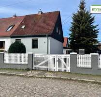 Gepflegte Doppelhaushälfte mit Einbauküche und großem Garten in Ottersleben. - Magdeburg / Ottersleben