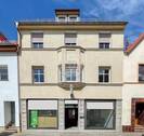 Straßenansicht - Kombilösung mit Zukunft - Wohnimmobilie mit Gewerbe in frequentierter Lage von Jessen (Elster)
