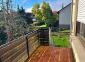 Balkon mit Zugang zum Garten - 