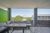 Loggia - Ein Unikat! Stilvolle City-Wohnung mit Alpenblick