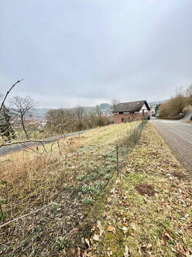 Sicht Bauplatz und Garten - 