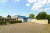 Frontansicht - Gewerbehalle + Bungalow mit Garten und Pool in ruhiger Lage in Wassenberg-Myhl