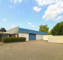 Gewerbehalle + Bungalow mit Garten und Pool in ruhiger Lage in Wassenberg-Myhl