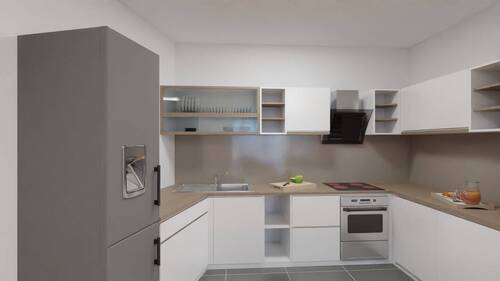 Küche - 3 Zimmer Etagenwohnung in Stuttgart