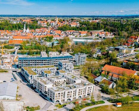 Vogelperspektive mit Altstadt - 
