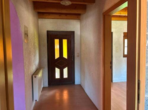 Eingang über Balkon des Anbaus - 