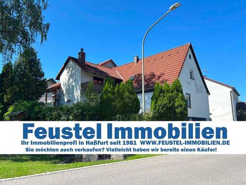 Außenansicht - Rauhenebrach OT - SOFORT VERFÜGBAR - Für den Handwerker – mit pflegeleichtem Grundstück in idyllischer Lage!