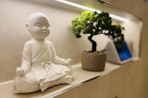 Wellness-Badezimmer mit Spa-Ambiente - 