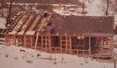 Holzfachwerk und Dach 1969 - 