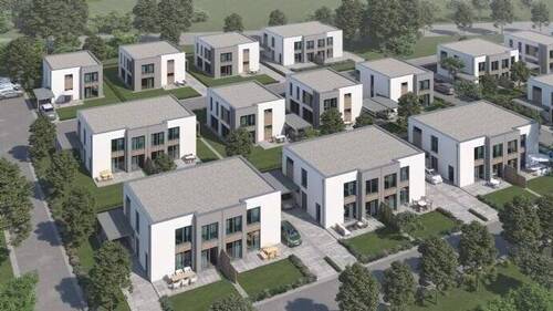 3D Ansichten 2ter Bauabschnitt - Doppelhaushälfte mit 122,00 m&sup2; in Bielefeld zum Kaufen