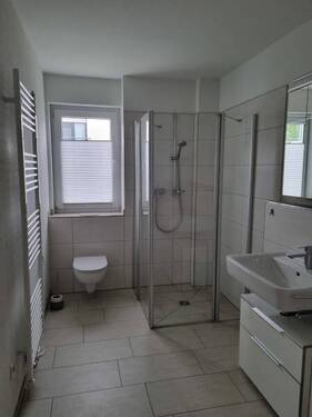 Badezimmer - Etagenwohnung mit 59,60 m&sup2; in Bad Iburg zur Miete