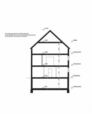 Schnitt - Mehrfamilienhaus, Wohnhaus in Leipzig zum Kaufen