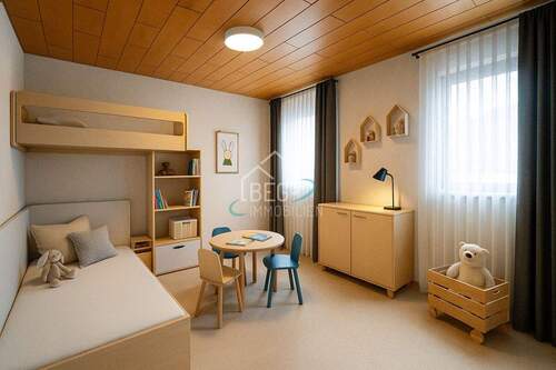 virtuell möbliertes Kinderzimmer - 