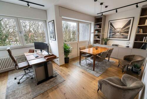 Kleines Büro visualisiert - 