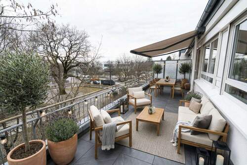 Dachterrasse visualisiert - 
