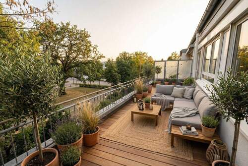 Dachterrasse (visualisiert) - 